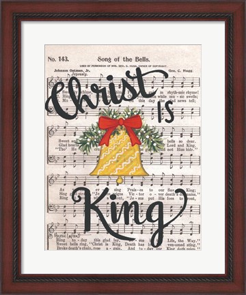 Framed Christ is King Print