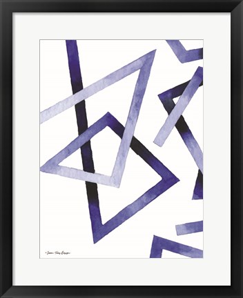 Framed Abstract Watercolor III Print