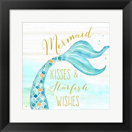 Framed Mermaid Tale II Print