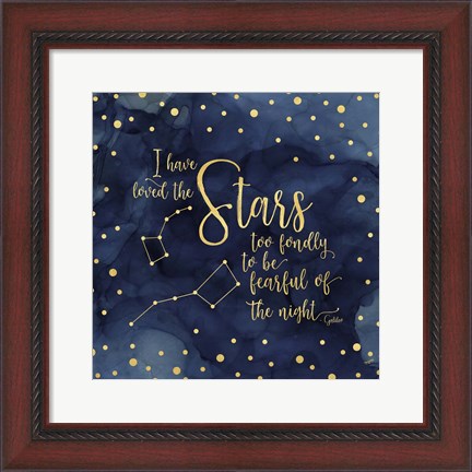 Framed Oh My Stars IV Stars Print