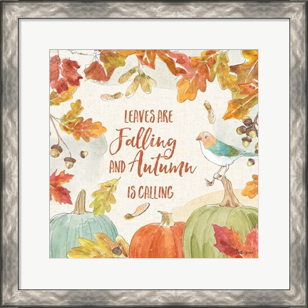 Framed Falling for Fall IV Print