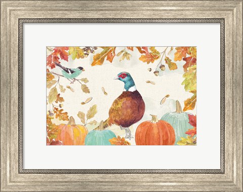 Framed Falling for Fall II Print