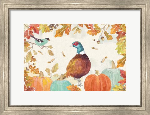 Framed Falling for Fall II Print