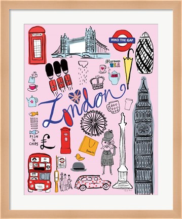 Framed Travel London Print