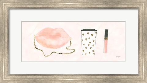 Framed Boss Ladies IX Pink Print