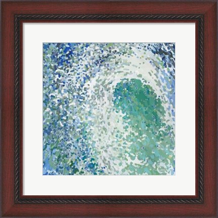 Framed Amazonite Waves Print