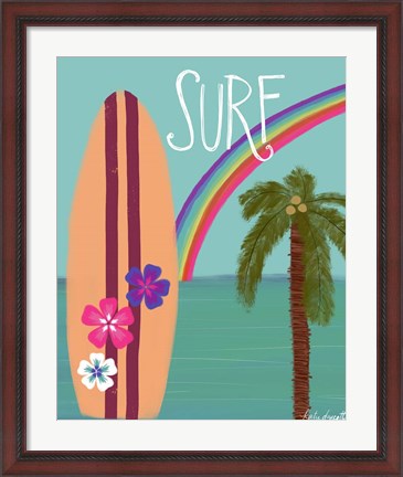 Framed Surf Print