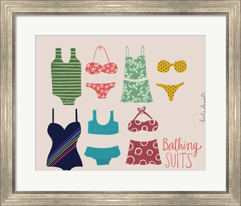 Framed Bathing Suits Print