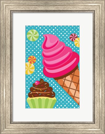 Framed Ice Cream Print