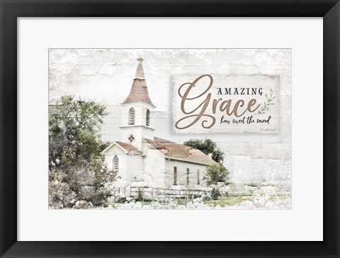 Framed Amazing Grace Print