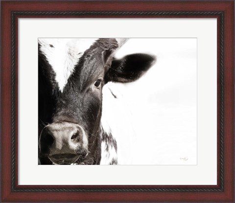 Framed Cow VII Print