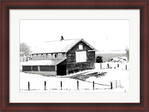 Framed Barn Print