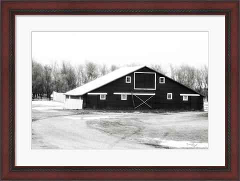 Framed Barn V Print