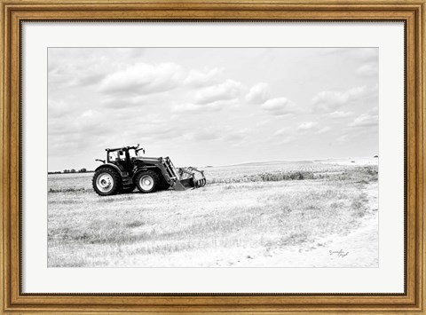 Framed Tractor IV Print