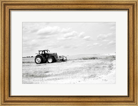 Framed Tractor IV Print