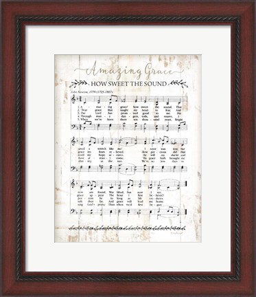 Framed Amazing Grace Print