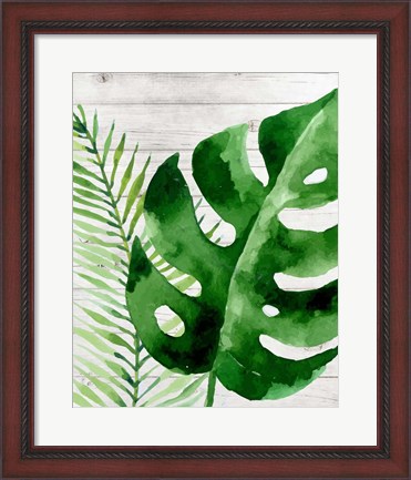 Framed Banana Leaf I Print