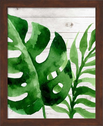 Framed Banana Leaf III Print