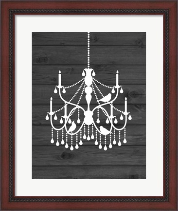 Framed Chandelier Bird II Print