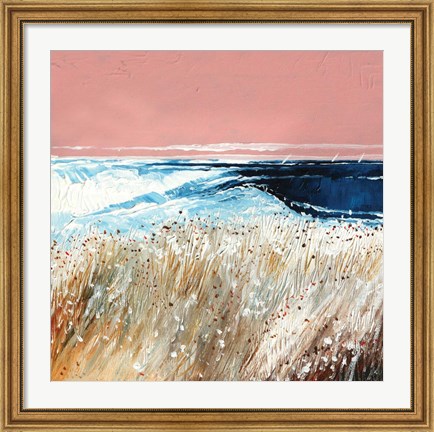 Framed Pink Skies II Print