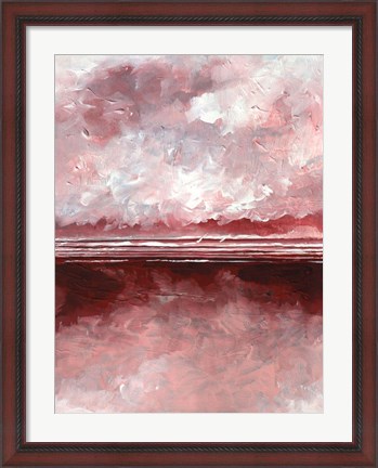 Framed Pink Skies III Print