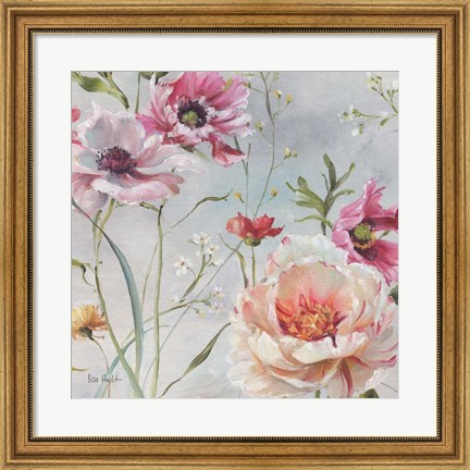 Framed Antique Garden III Print