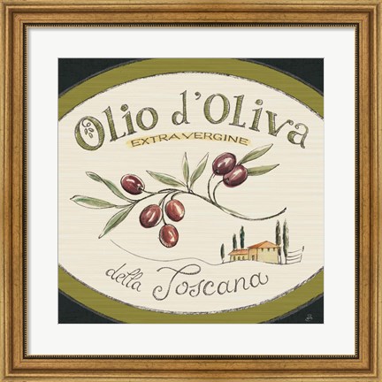 Framed Tuscan Flavor VI Print