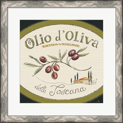 Framed Tuscan Flavor VI Print