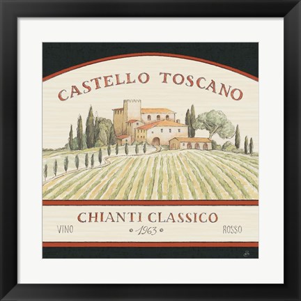 Framed Tuscan Flavor IV Print