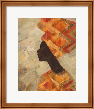 Framed African Beauty II Print