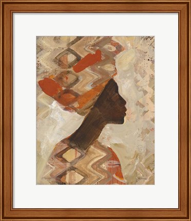 Framed African Beauty I Print