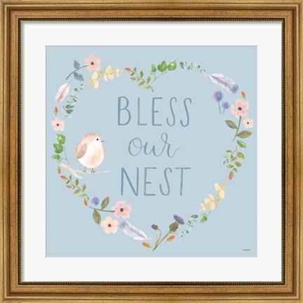 Framed Spring Sentiments VII Print