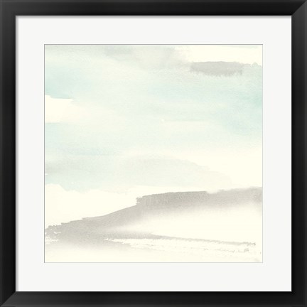 Framed Teal Sky II Print