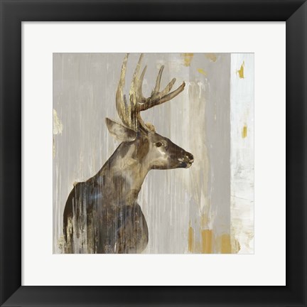 Framed Stag II Print