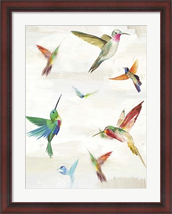 Framed Humming I Print