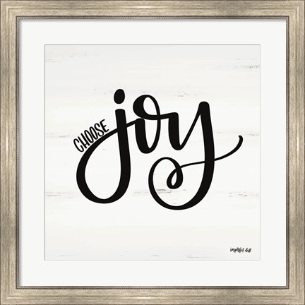 Framed Choose Joy Print