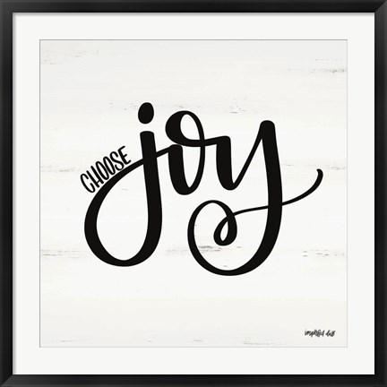 Framed Choose Joy Print