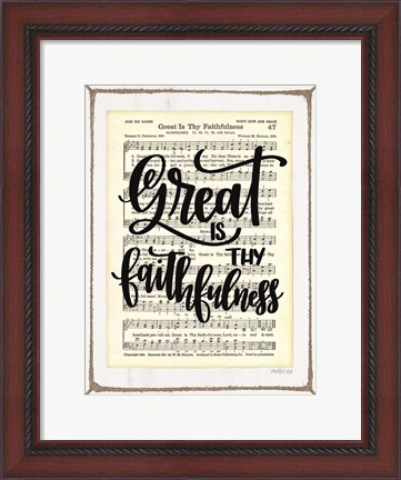 Framed Great is Thy Faithfulness Print