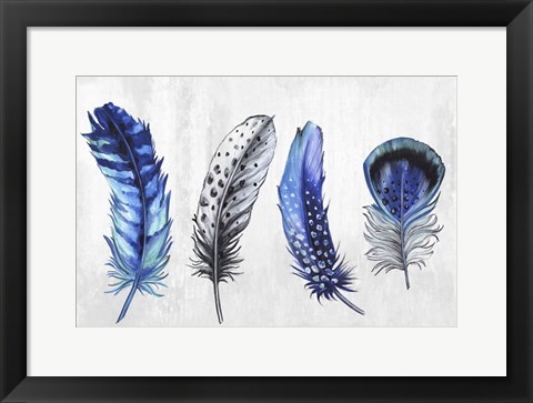 Framed Feather Line up Print