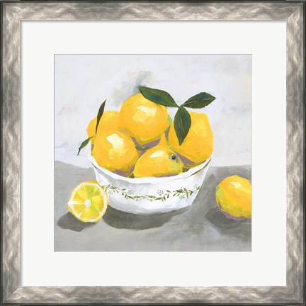 Framed Lemons Print