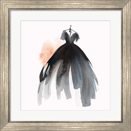 Framed Little Black Dress II Print