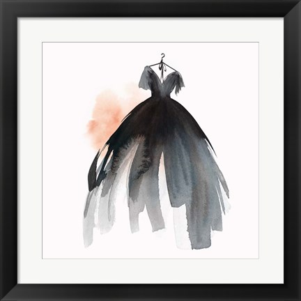 Framed Little Black Dress II Print