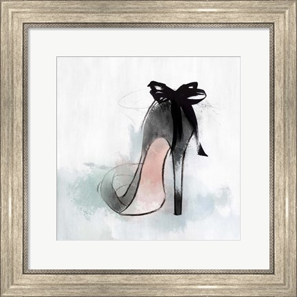 Framed Ribbon Heel Print