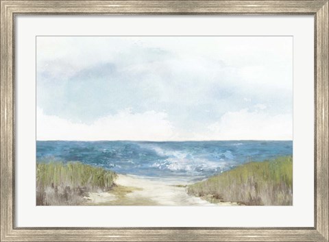 Framed Sunny Beach II Print