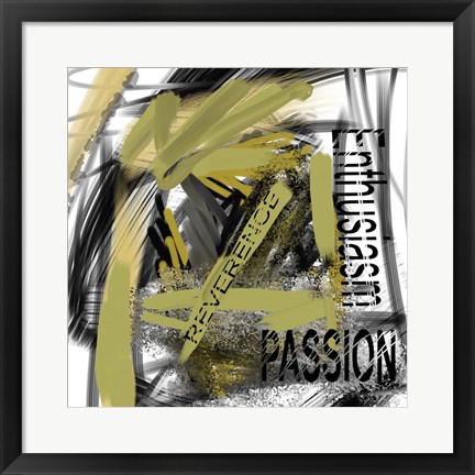 Framed Passion Print