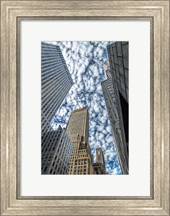 Framed New York Downtown Print