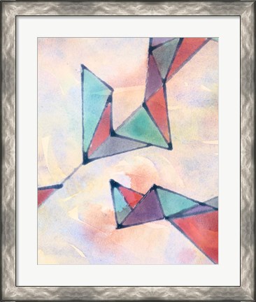 Framed Lucent Shards II Print