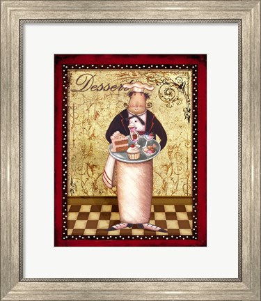 Framed Chefs Bon Appetit II Print