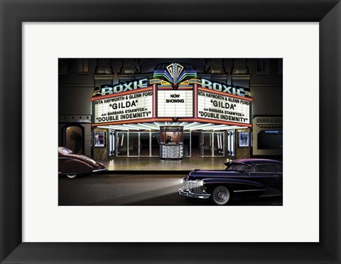 Framed Diners and Cars I Print