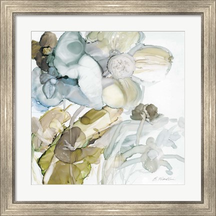 Framed Seaglass Garden III Print